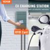 VEVOR Level 2 Electric Vehicle Charging Station, 0-40A Adjustable, 9.6 kW 240V NEMA 14-50 Plug Smart EV Charger with WiFi